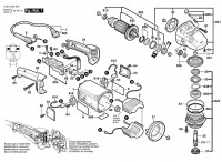 Bosch 0 601 850 925 Gws 2000-230 Jh Angle Grinder 230 V / Eu Spare Parts